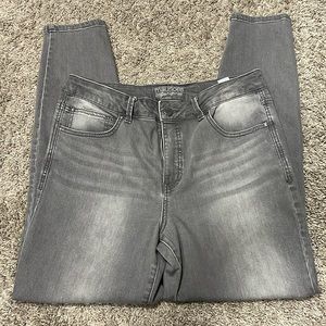 Maurices High Rise Gray Jeans